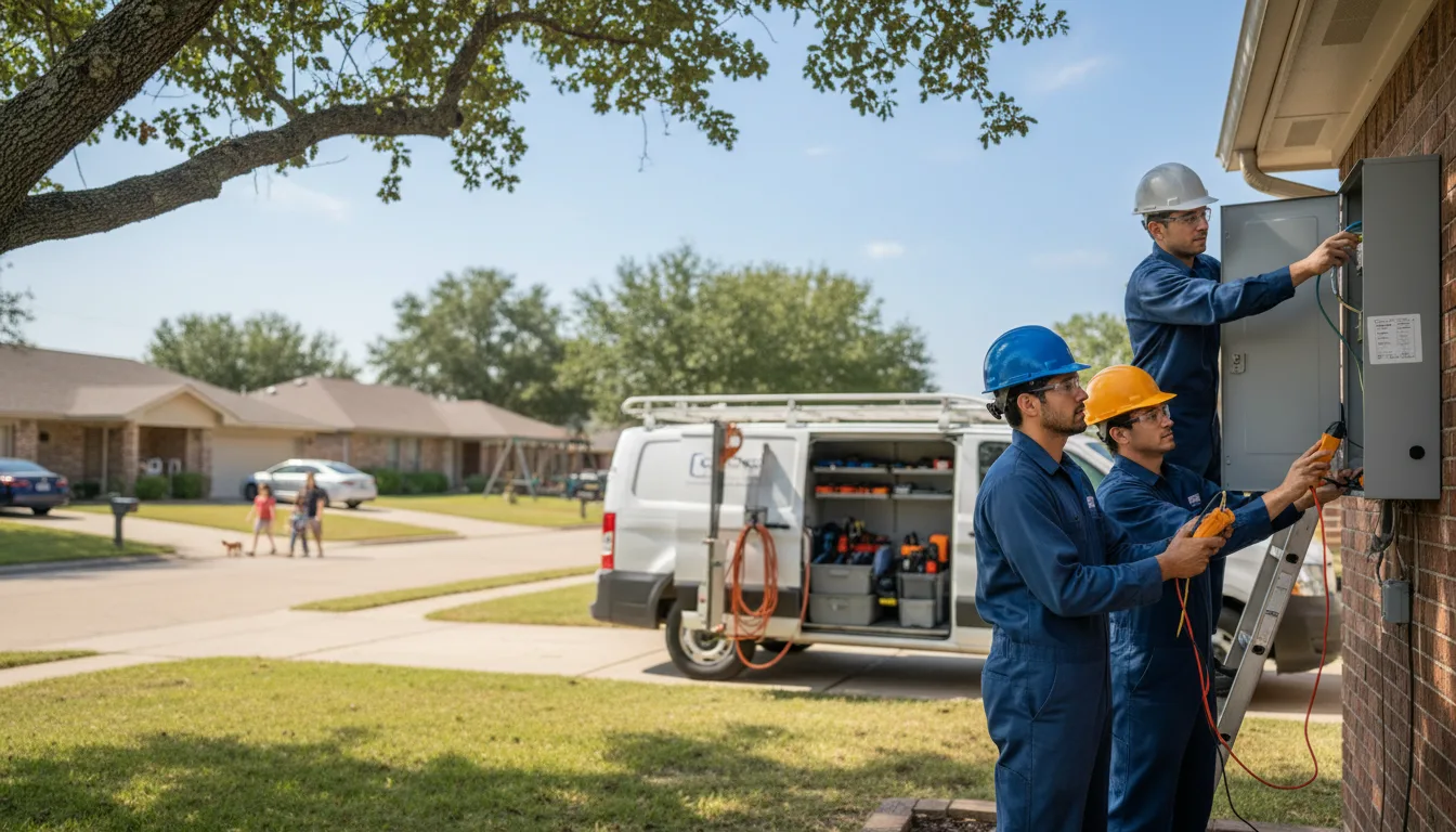 Certified electrician providing emergency electrical services in Novelty, OH